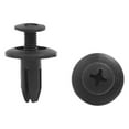 thumbnail image 1 of Unique Bargains 20PCS Black Car Trim Door Panel Retainer Clips Rivet Fastener Fits 6mm Dia Hole, 1 of 4