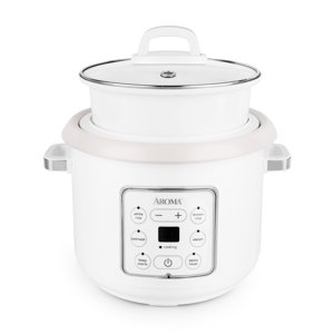 Aroma 8-Cup Digital Rice Cooker and Food Steamer