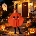 thumbnail image 2 of LIIPEE Kids Halloween Costumes Boys Girls Unisex Hooded Ghost Graphic Capes Dress Up Clothes,3-4 Years, 2 of 4