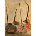 thumbnail image 2 of Tadeusz Makowski 11x14 Black Ornate Wood Framed Double Matted Museum Art Print Titled: Still Life with Pipes (1930), 2 of 5