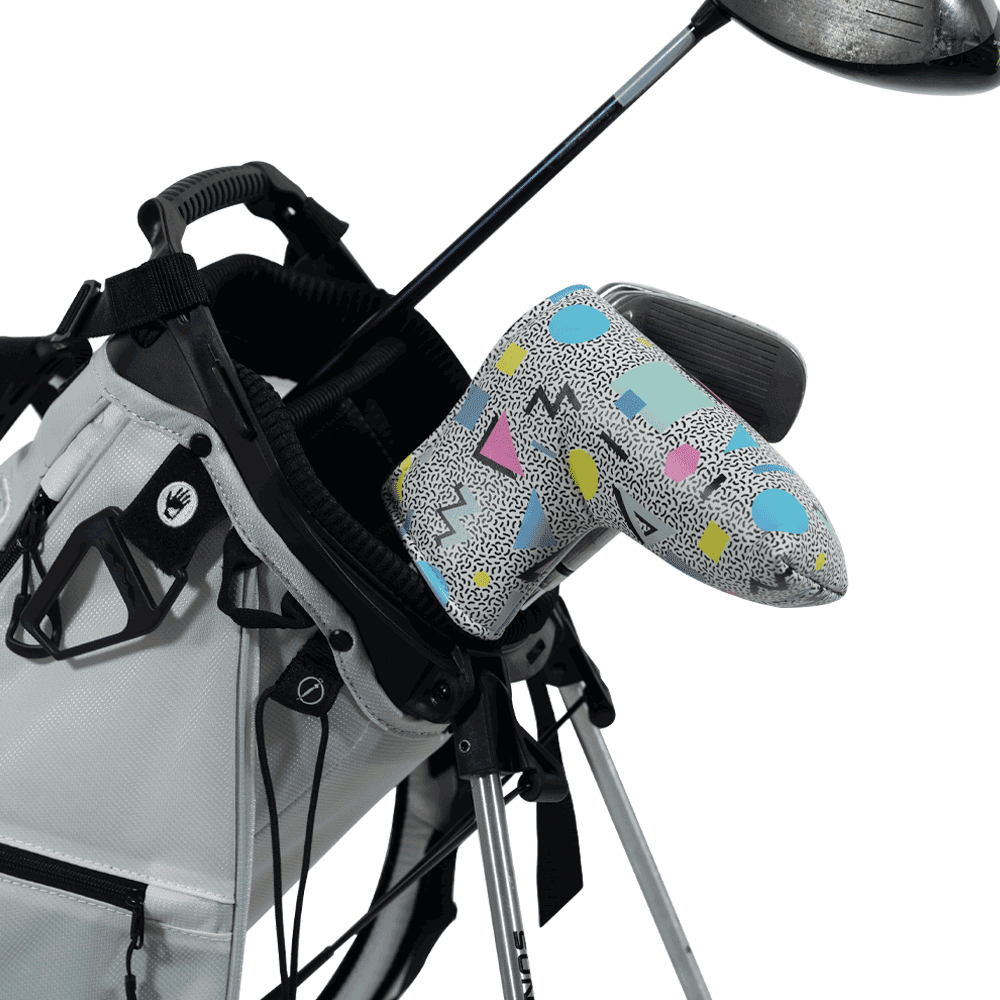 Noonan Golf Putter Cover - Magnetic Blade Golf Club Cover - Fleece Lined & Water Resistant - Fun, Creative & Unique Headcover Designs (Bodacious Bayside)