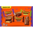 thumbnail image 2 of (3 pack) REESE'S Assorted Milk Chocolate Snack Size Peanut Butter Shapes, Halloween Candy Bag, 9 oz, 2 of 10
