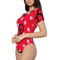 thumbnail image 2 of Lsque Sanrio Women's Crew Neck Short Sleeve Bodysuit Basic T Shirts Tops Onesie Adult Cute Pajama-XX-Large, 2 of 8