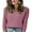 Pink, variant on DOKOTOO Sweaters for Women Cable Knit Pullover Sweaters Long Sleeve V Neck Sweaters Jumper Tops
