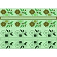 thumbnail image 1 of Ahgly Company Indoor Rectangle Patterned Green Pepper Green Area Rugs, 5' x 8', 1 of 6