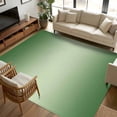 thumbnail image 2 of 8x10 Area Rugs, Green Ombre Non-Skid Rubber Backing Large Rectangle Rugs - Living Room Bedroom Home Office, Modern Gradient Abstract Art Indoor Floor Mat Carpets Washable Rug, 2 of 9