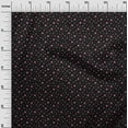 thumbnail image 2 of oneOone Viscose Chiffon Fabric Blue & Peach Flower Floral Printed Craft Fabric BTY 42 Inch Wide, 2 of 4