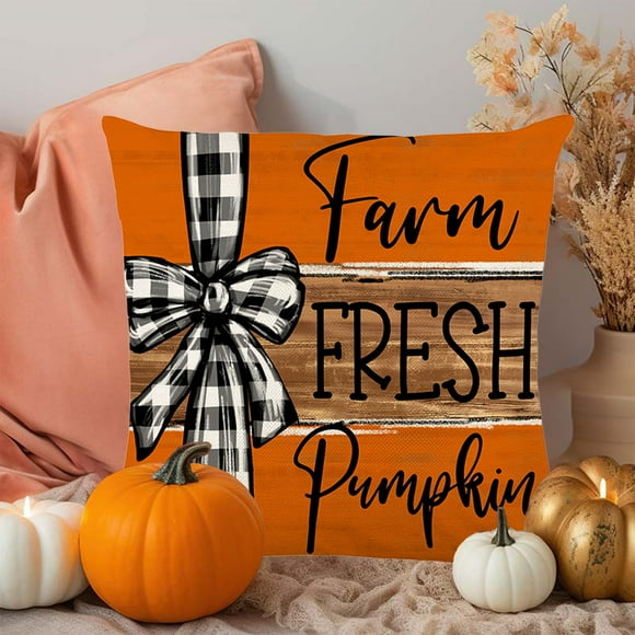 Oefntac up to 40% off Gifts Pillowcase Pumpkin Harvests Festival Pillowcase Autumning Thanksgiving Party Pillowcase Sofa Decorative Pillowcase