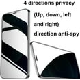 thumbnail image 5 of 2 PCS 360 Degree Privacy Tempered Glass 4 Directions Anti-Spy Screen Protector Film Compatible with 14 Pro Max, 6.7 inch 4 Sides Anti-Peeping 9H Hardness Anti-scratch, 5 of 8