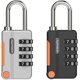 thumbnail image 1 of 2 Pack Combination Lock,Suitcase Lock,Resettable Weatherproof Combination Padlock,4 Digit Smooth Dial, Alloy Lock, 1 of 5