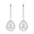 thumbnail image 3 of Pendientes SWAROVSKI Una Angelic Drop con cristal transparente pavé, 3 of 4