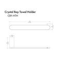 thumbnail image 2 of ZLINE CBY-HTH-CH  Towel Holder, 2 of 2