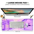 thumbnail image 4 of Cute Desk Mat Kawaii, Anime Mouse Pad, Japanese Tokyo Street Deskmat XL, Purple and Pink Large Gaming Mouse Pad, Extended Mousepad, Non-Slip Rubber Base Desk Pad for Office- 31.5 X 11.8 Inch, 4 of 7