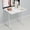 White, variant on Oufan 31.5" Adjustable Standing Desk, Multifunctional Office Desk with Iron Frame & Wooden Desktop, Computer Table for Home Office, Study, White