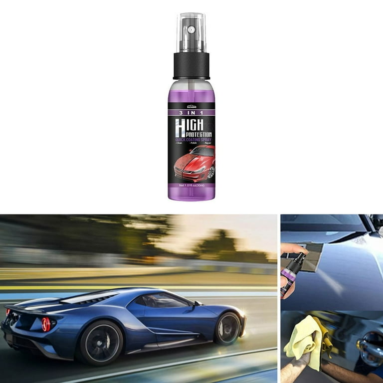3Pack 3 in 1 High Protection Quick Hydrophobic Car Coat Ceramic Coating  Spray US