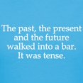 thumbnail image 3 of CafePress - Past Present Future Tense Women's Dark T Shirt - Women's Traditional Fit Dark T-Shirt, 3 of 4