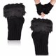 thumbnail image 1 of Jumpingount Guantes de invierno elegantes para mujer, guantes sin dedos de piel artesanal exquisitos de alta gama, guantes de piel sintética para guantes y mitones, 1 of 6