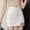 c01White, variant on Arnsht Skorts Skirts for Women Denim Mini Skirt Side Slit with High Waisted Jean Shorts Stretchy Cowboy Skirt White L