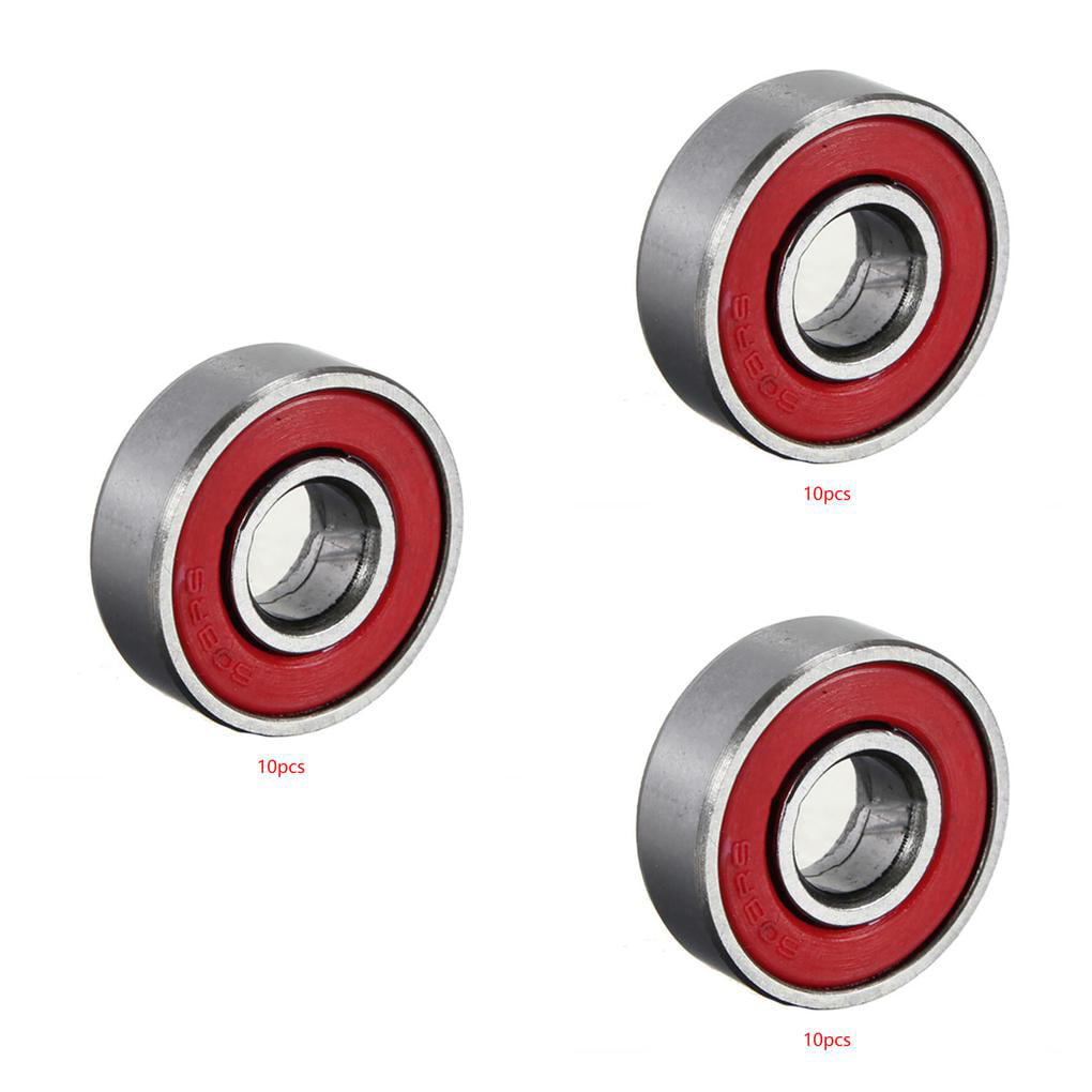8 Pack 608 RS Xtreme ABEC 11 REDS HIGH PERFORMANCE BEARINGS SKATEBOARD LONGBOARD 