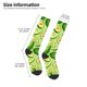 thumbnail image 2 of Fotbe Green Avocado Calcetas Divertidas Estampadas para Hombre y Mujer, Calcetas de Algodón hasta la Rodilla para Caminar, Correr, Enfermería y Embarazo, 2 of 6