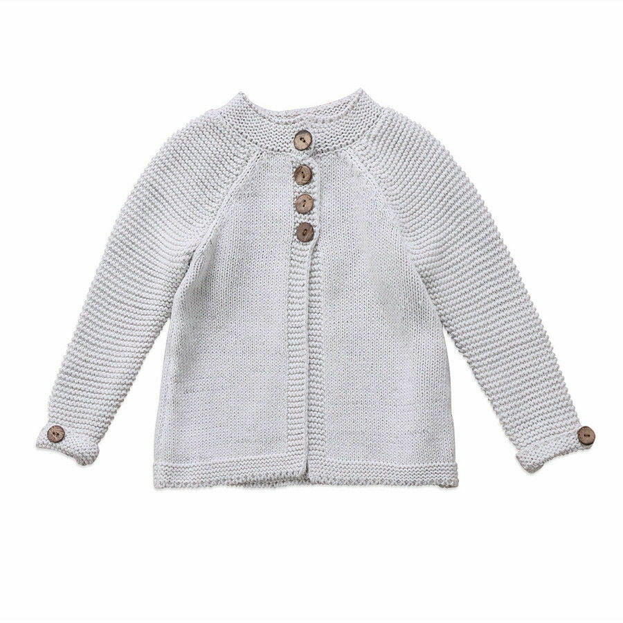 Toddler Baby Girls Cardigan Button Knitted Sweater Cardigan Cloak Warm Thick Coat Winter Clothes