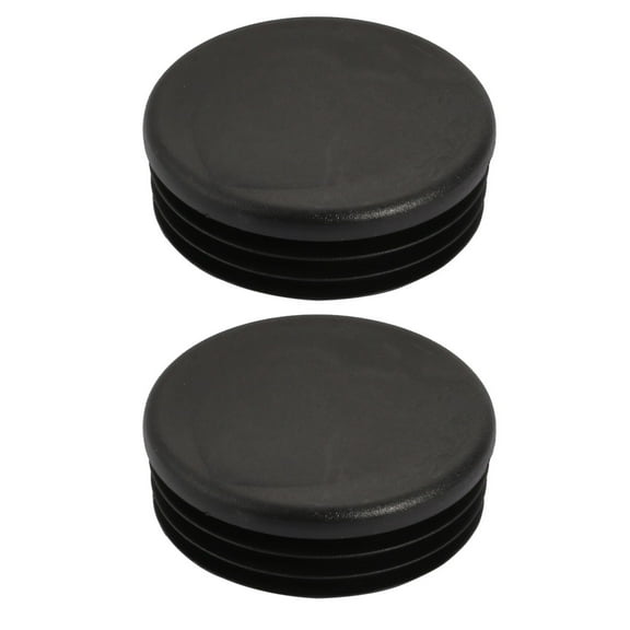 2 Pcs Chair Table Leg Plastic Cap Round Tube Insert Fit 60mm Pipe Outer Dia