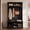 Black, variant on Mintazer Entryway Coat Rack with Shoe Storage, 3-in-1 Hall Tree with 4 Shoe Cubbies, Shoe Storage Bench & Open Shelves for Entryway Bedroom Living Room, White