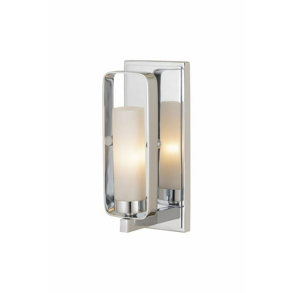 1 Light Wall Sconce in Fusion Style 4.5 inches Wide By 10.25 inches High-Chrome Finish Bailey Street Home 372-Bel-2272522