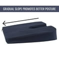 thumbnail image 4 of DMI Sloping Back Foam Seat Cushion 16x18x2-4 Coccyx Pain Relief Navy FSA/HSA Eligible, 4 of 10