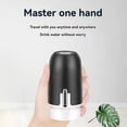 thumbnail image 3 of 1pc Black Automatic Water Bottle Pump USB Charging Water Pump One Button Automatic Switch Of Water Dispenser Black, 3 of 6