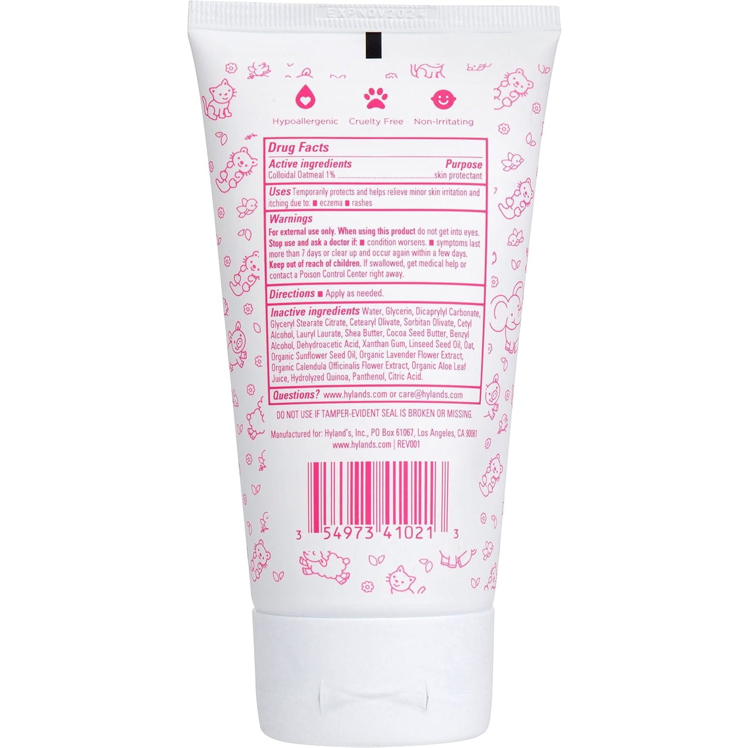 Hyland's Baby Eczema Cream with Colloidal Oatmeal, 5 ounce