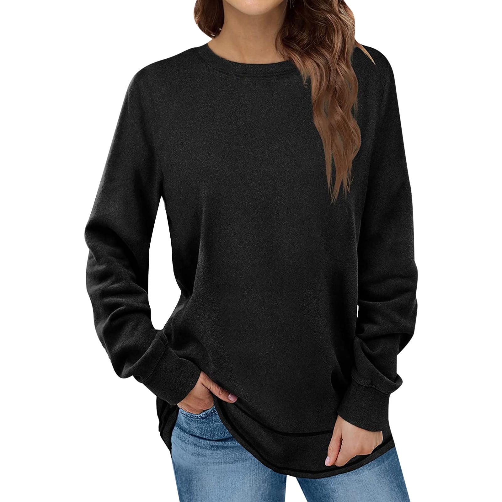 ZHAGHMIN Nudie Sweatshirt Women Womens Sweatshirts Soild Large For ...