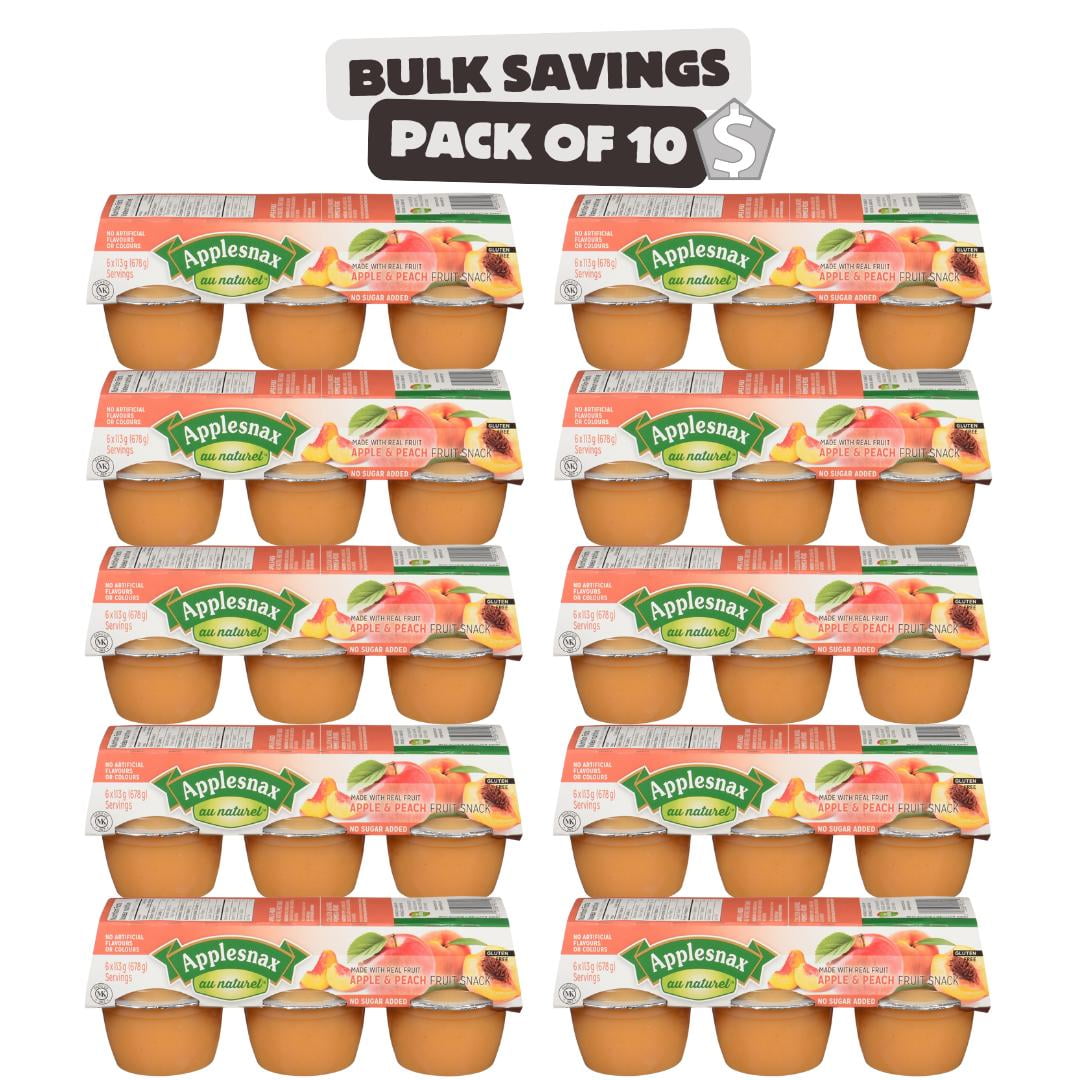 Apple☆ ジュネス　リザーブ　６箱　① Applesnax | Applesnax Au Naturel Apple Peach Cups