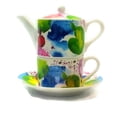 thumbnail image 1 of Roy Kirkham ER30141 90 mm The Planets Tea for One Teapot with Tea Cup & Saucer, Multi Color, 1 of 1