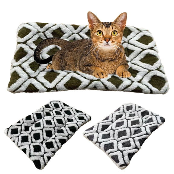 Godderr Dog Bed Cat Bed,Durable Dog Puppy Pad Cat Beds Super Soft Cat Bed/Cozy Crate Bed Mat for Small to Large Sized Dogs Cats Mat
