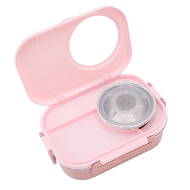 Fiambrera de Acero inoxidable, contenedores Térmicos de Doble Capa para Estudiantes, Picnic, Camping