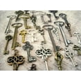 thumbnail image 6 of U8MO Steampunk Key Charms Pendants Skeleton Keys Assorted Bronze Silver Gold 5/10/25+-500, 6 of 6