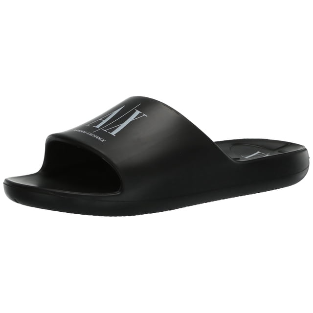 Sandalia Slide Icono para Hombre Armani Exchange NEGRO+BLANCO OP, 8US