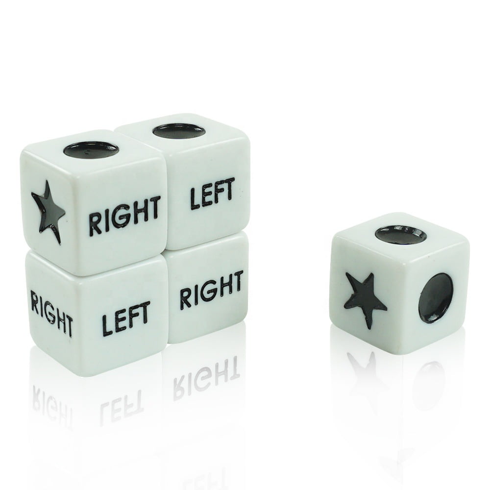10pcs Left Right Center Dices Acrylic Dices Board Game Dices Party Game