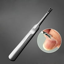 GoFJ Portable Cuticle Pusher Remover Nail Art Manicure Trimmer Stainless Steel Tool