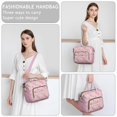 thumbnail image 6 of Pink Princess Carriage Crown Pattern Womens Lunch Box for Work,Insulated Large Lunch Bag for Tween and Teen,Loncheras Para Mujer,Leakproof Adult Lunch Bag for Work,Beach,Travel,Picnic,Camping, 6 of 7