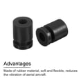 thumbnail image 4 of Unique Bargains 24Pack RC Anti Vibration Rubber Balls for F4 F7 Flight Controller M3x8mm Black, 4 of 6