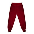 thumbnail image 4 of Erwazi Toddler Kids Boys Girls Sweatpants Casual Elastic Waist Drawstring Athletic Joggers Pants Size 5-15 Years, 4 of 5