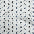thumbnail image 1 of oneOone Tissu Popeline de Coton Bleu Matériel de Robe Médicale Tissu Imprimé Tissu au Mètre 56 Pouces de Large, 1 of 4
