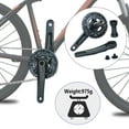 thumbnail image 1 of Bielas de bicicleta ligeras con , rueda de cadena, de de bicicleta , de de 170mm, reemplazo de accesorios huecos 28 T Macarena Cigüeñal de bicicleta, 1 of 8