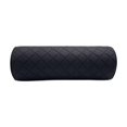 thumbnail image 1 of Almohada para el cuello del asiento del coche con hebilla ajustable, compacta y cómoda, de cuero sintético, para viajes, reposacabezas, para oficina y Negro, 1 of 8