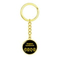 thumbnail image 4 of Belgian Laekenois Mama Circle Keychain Stainless Steel or 18k Gold Dog Mom Pendant, 4 of 12