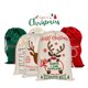 thumbnail image 2 of Saco de Papá Noel con patrón de stock personalizado, 100% algodón, saco de regalo de Navidad personalizado extragrande para Navidad, 2 of 4