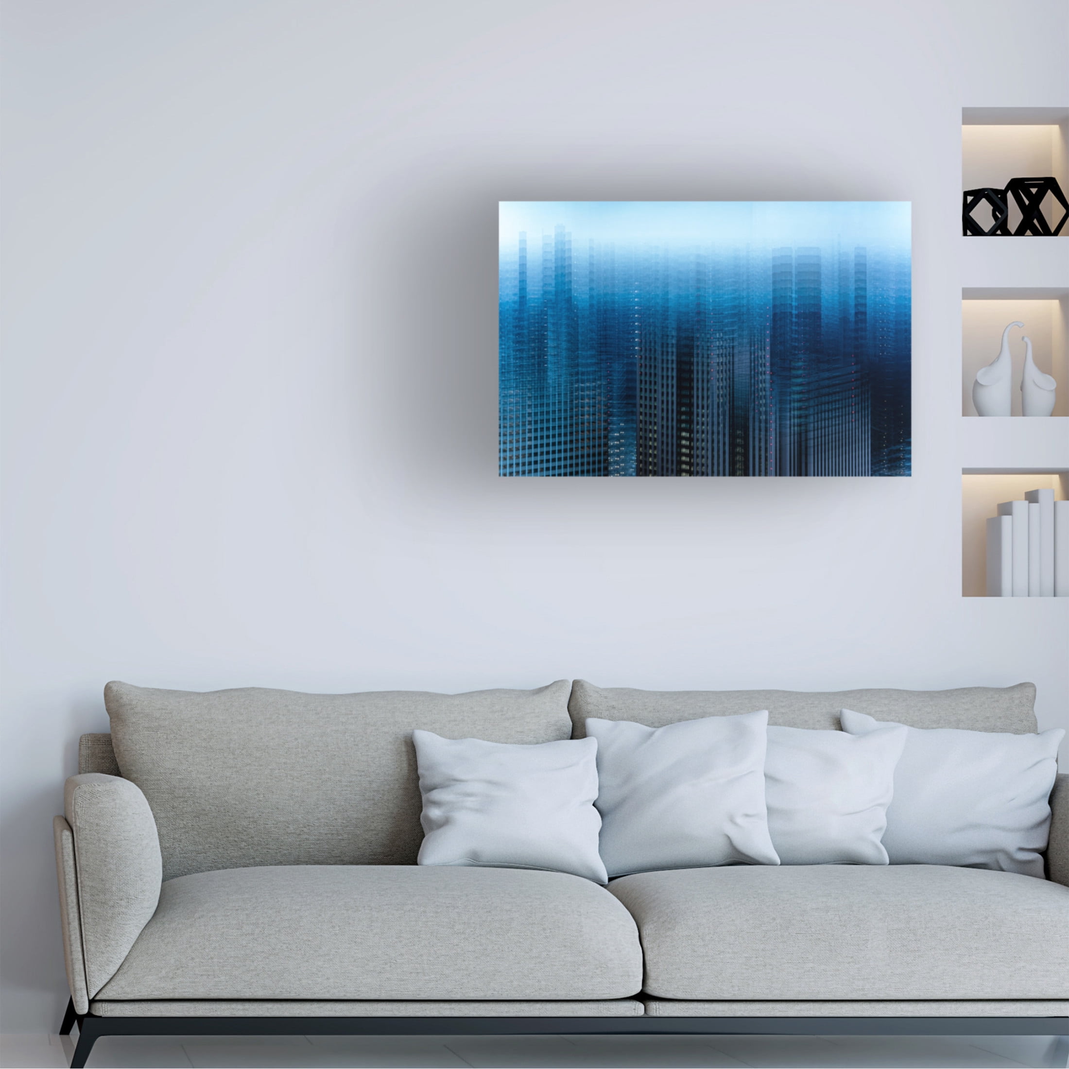 Trademark Fine Art Sasaki Makoto  tokyo layers Canvas Wall Art