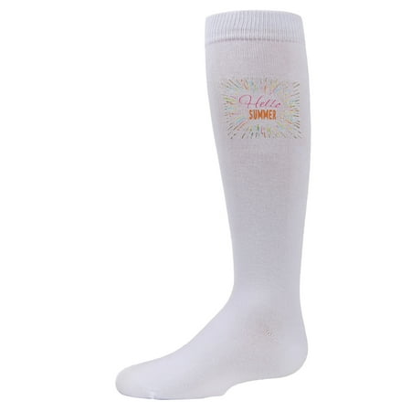 

MeMoi Hello SummerCotton Blend Knee High Socks - Girls - Female